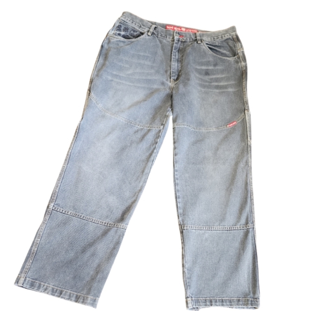 Ecko Unltd. Carpenter Jeans Rare Vintage Mens Baggy Loose Fit Denim Size 36
